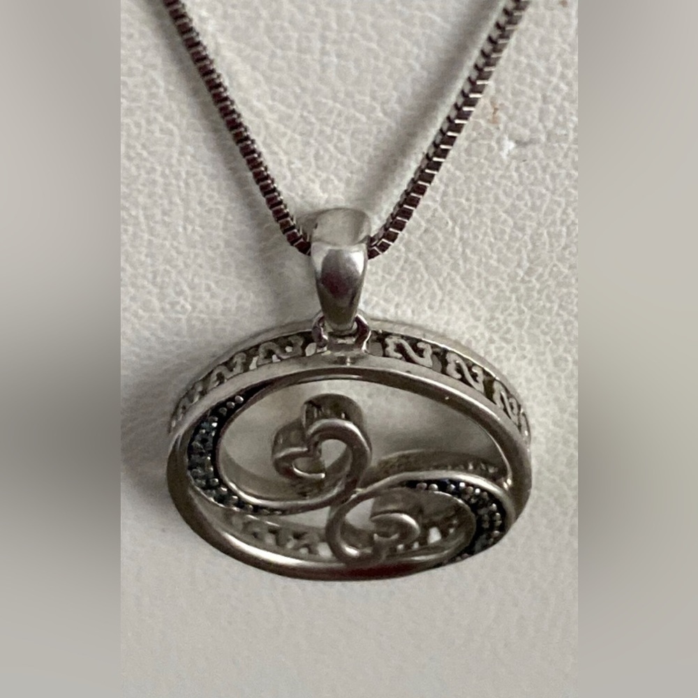 Kay Jewelers Jane Seymour Open Hearts Diamond Pendant The Wave 🌊 - Picture 6 of 9